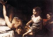 VALENTIN DE BOULOGNE Judith and Holofernes  iyi Spain oil painting artist